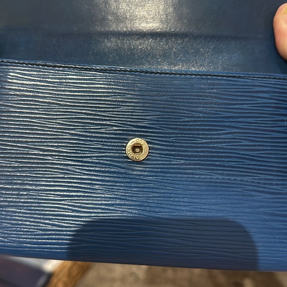 🪧 Authentic Louis Vuitton Vintage Malletier Epi Leather Wallet in Blue, EUC🪧 - Picture 15 of 16